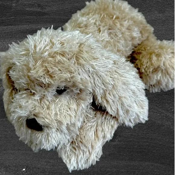 Gund Puppy Dog Plush Fluffy Stuffed Animal Toy Beige 14 " - Picture 4 of 14